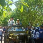 Chaidir Syam dan Suhartina Bohari Daftar ke KPU Maros Dikawal Pasukan Berkuda